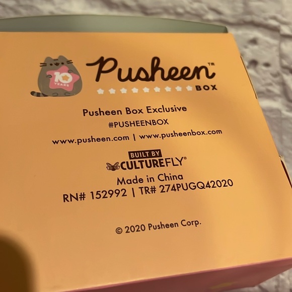 Pusheen 2020 winter box items (4) lights calendar salt & pepper shakers tote - Picture 5 of 9